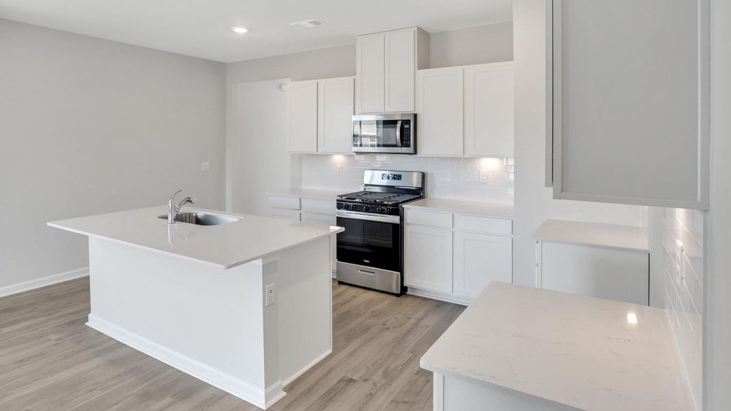 Furnished interior view inside a new home in Nexus South, Gallatin (Image 25).