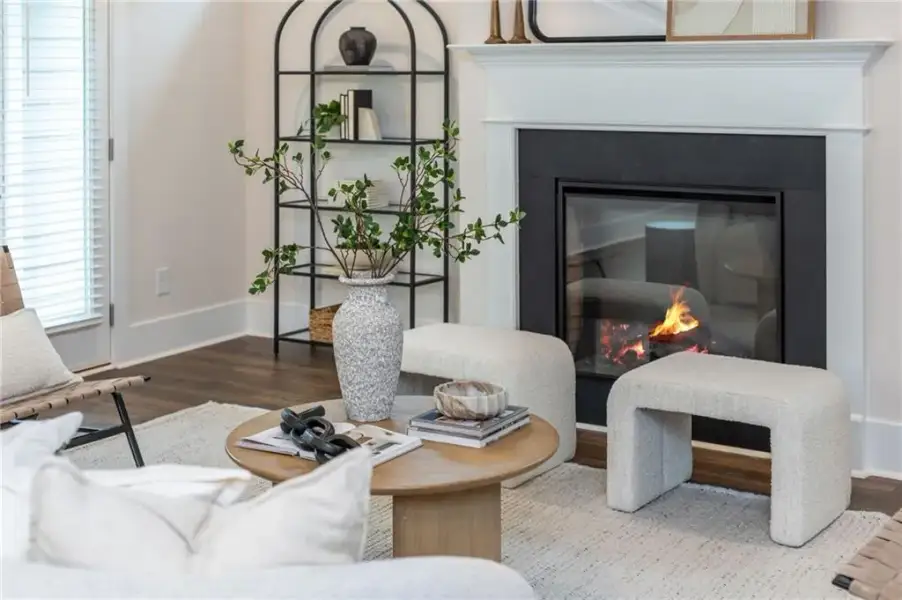 Furnished interior view inside a new home in , Flowery Branch (Image 61).