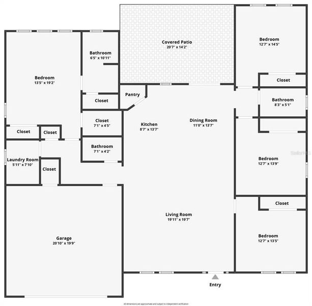 2D floor plan layout of this home in , Ocala, FL (Image 5).