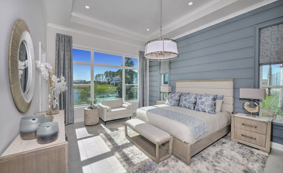 Furnished interior view inside a new home in Tidewater, Jacksonville (Image 10).