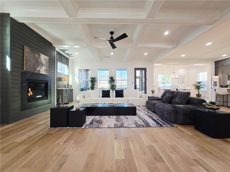 Furnished interior view inside a new home in , Atlanta (Image 54). Furnished interior view inside a new home in , Atlanta (Image 54).