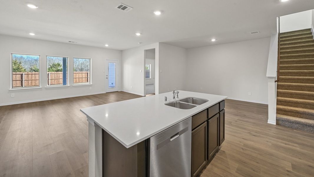 Representative furnished interior of a home built from the Ozark by D.R. Horton in The Hills of Sherman, Sherman (Image 5). Representative furnished interior of a home built from the Ozark by D.R. Horton in The Hills of Sherman, Sherman (Image 5).