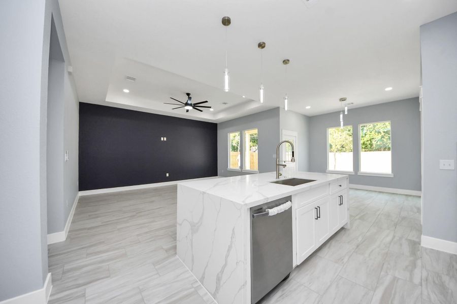 Furnished interior view inside a new home in , La Porte (Image 12). Furnished interior view inside a new home in , La Porte (Image 12).