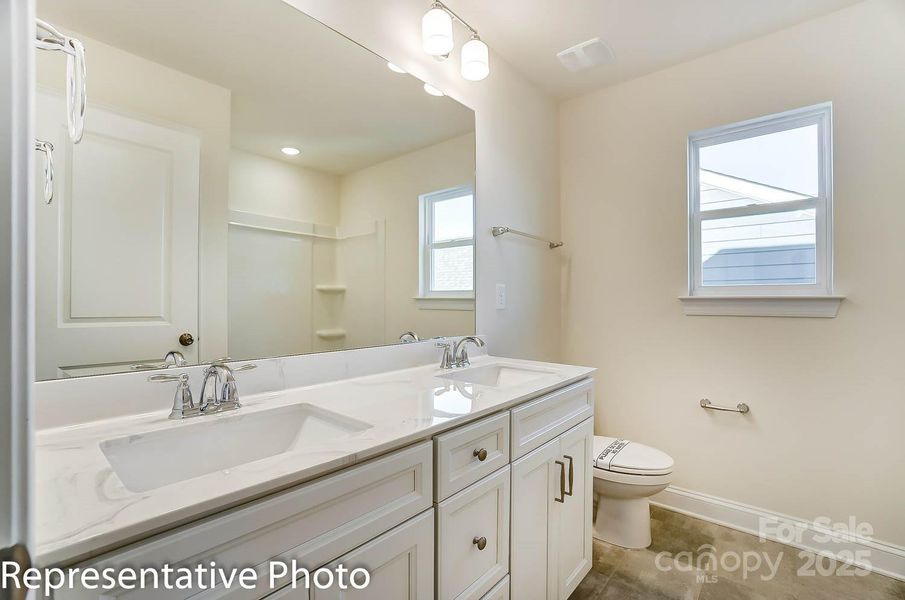Furnished interior view inside a new home in Ashton Park, Monroe (Image 14).