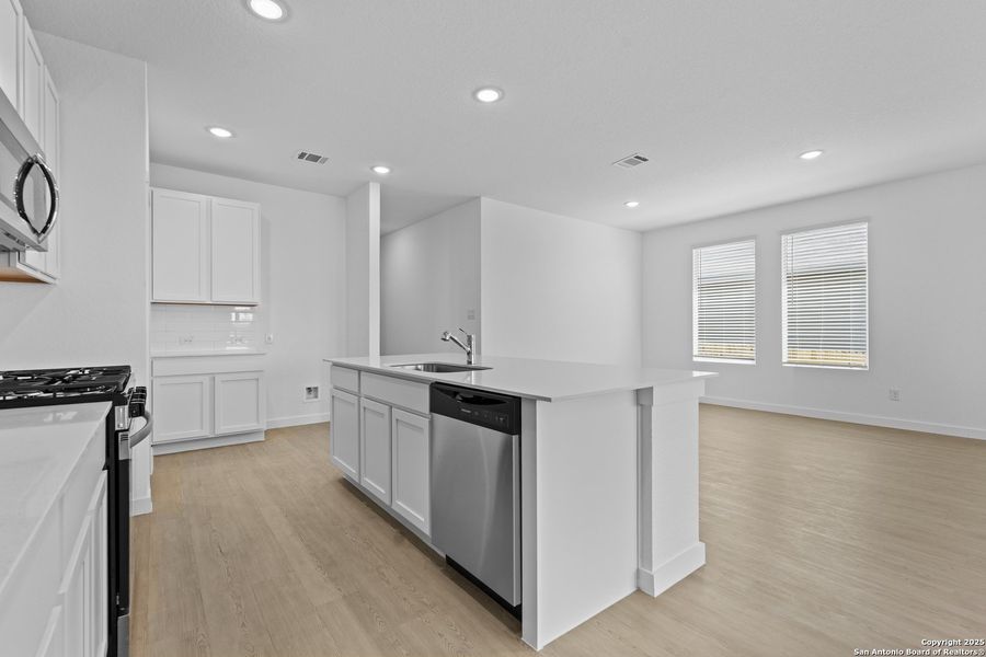 Furnished interior view inside a new home in Hidden Trails: Coastline Collection, Bulverde (Image 12).