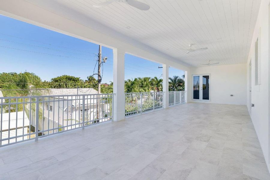 Back Covered Balcony