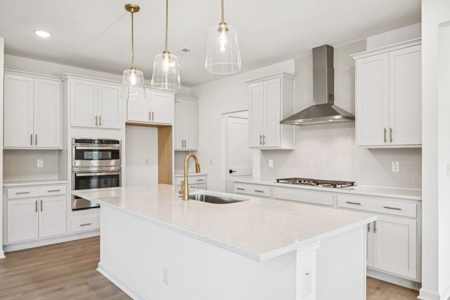 Kitchen featuring the AW Collection® Serene - Clean lines and earthy textures define the space.