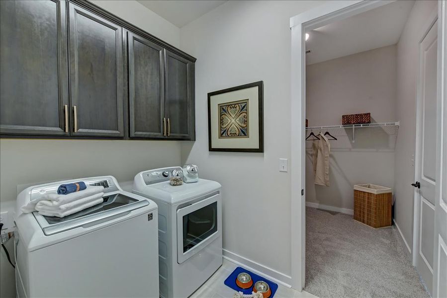 Representative furnished interior of a home built from the Laney II by Taylor Morrison in Esplanade at Northgate, Indian Trail (Image 9).