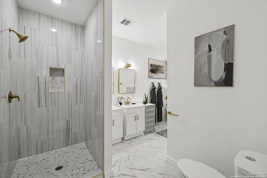 Furnished interior view inside a new home in , San Antonio (Image 35). Furnished interior view inside a new home in , San Antonio (Image 35).