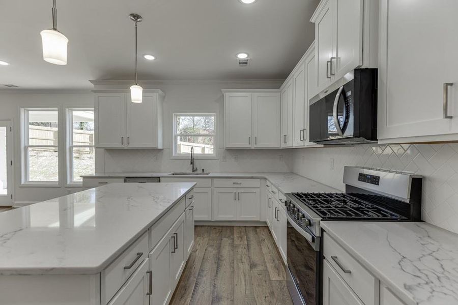 Furnished interior view inside a new home in , Commerce (Image 5).
