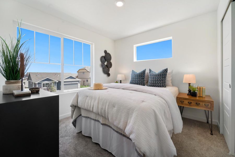 Furnished interior view inside a new home in Union Colony West, Greeley (Image 25).