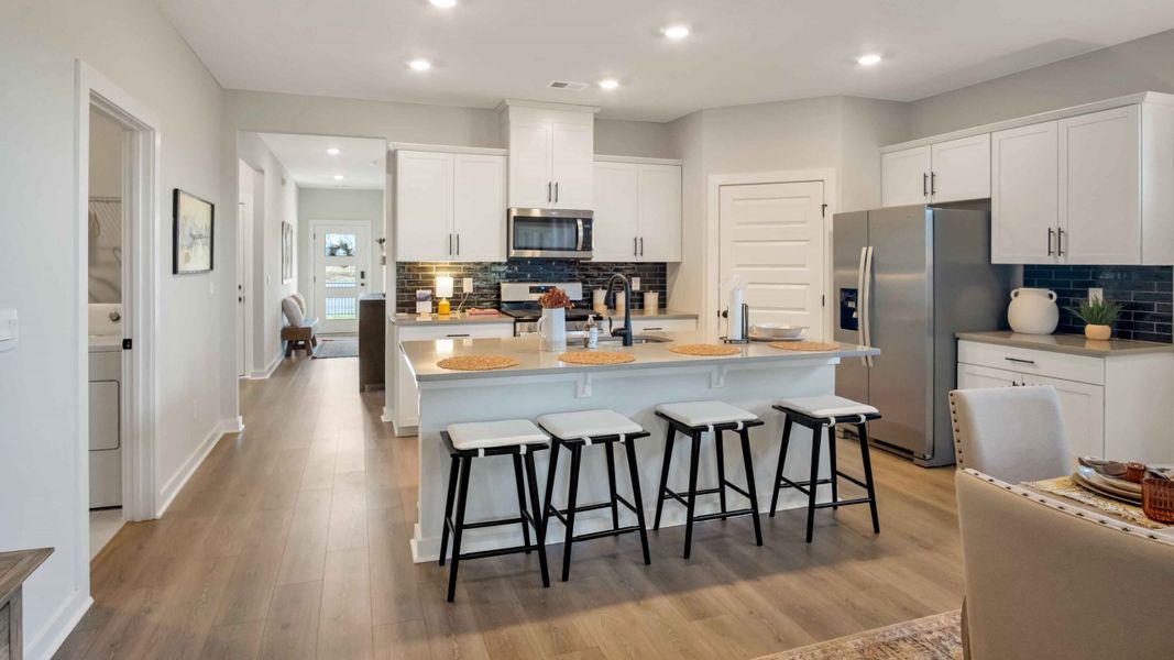 Furnished interior view inside a new home in Nexus South, Gallatin (Image 5).