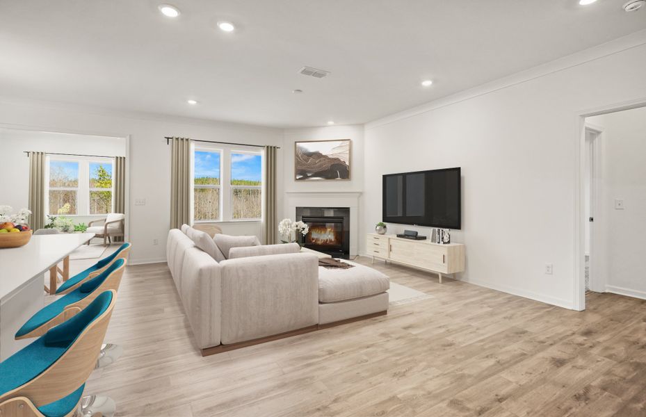 Furnished interior view inside a new home in Carriage Estates, Lexington (Image 3).