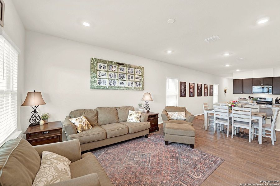 Furnished interior view inside a new home in The Links at River Bend, Floresville (Image 12).