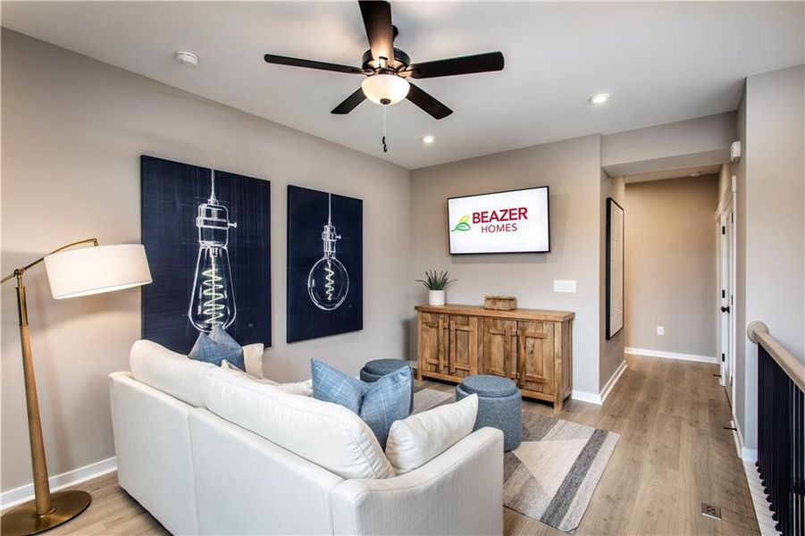 Furnished interior view inside a new home in Wisteria at GreenHouse, Marietta (Image 11).