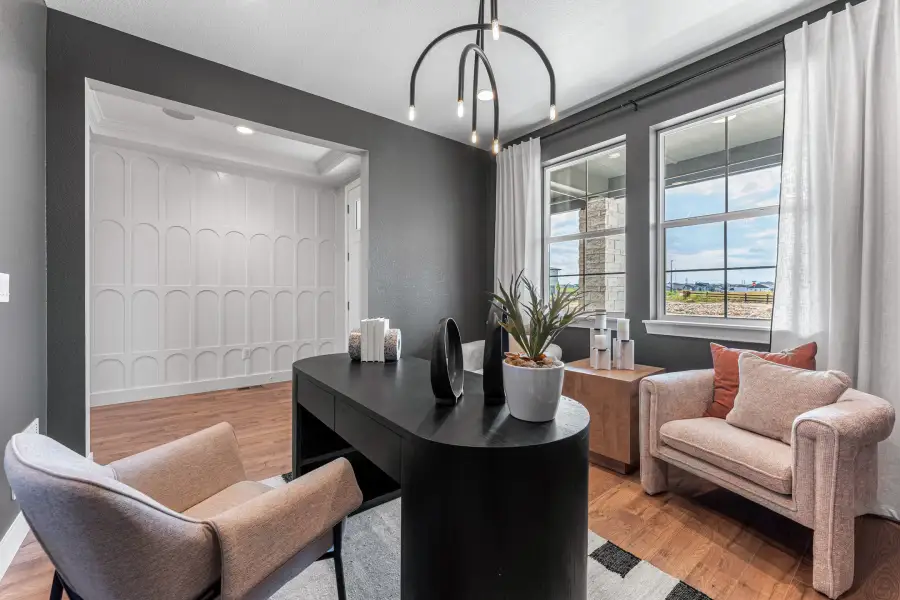 Furnished interior view inside a new home in Macanta, Castle Rock (Image 19).