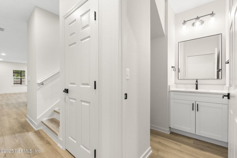 Furnished interior view inside a new home in , Jacksonville (Image 8). Furnished interior view inside a new home in , Jacksonville (Image 8).