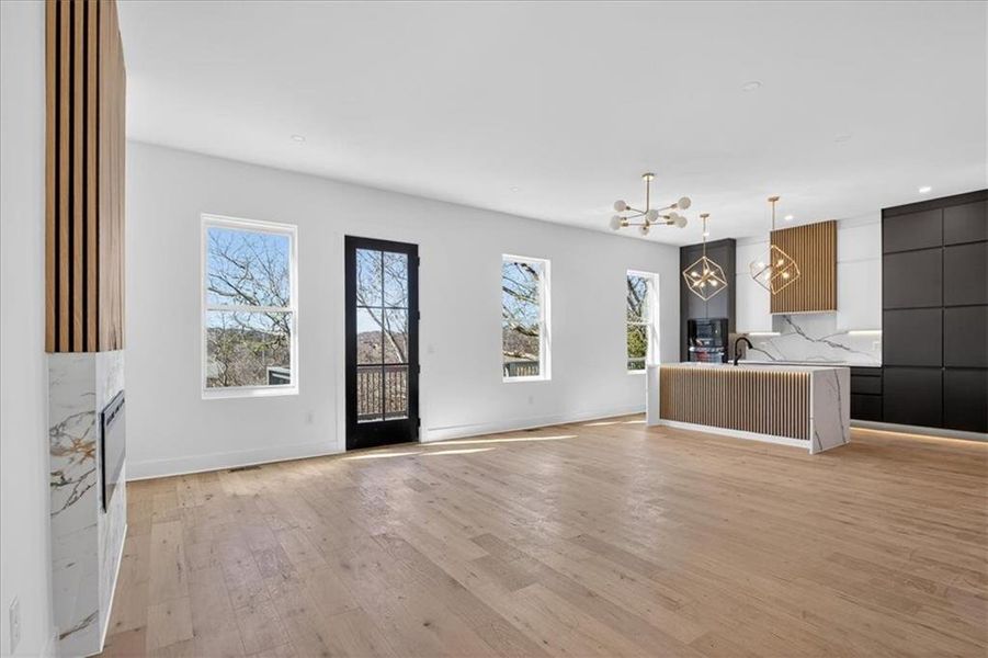 Spacious, unfurnished interior of a new home in , Canton (Image 35).