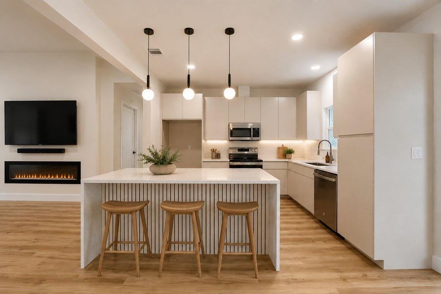 Virtually Staged Kitchen Virtually Staged Kitchen