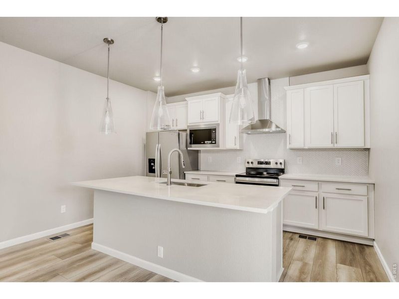 Furnished interior view inside a new home in Hidden Creek, Frederick (Image 10).