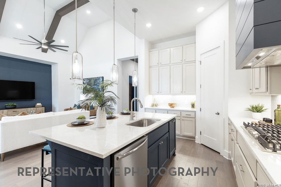 Furnished interior view inside a new home in The Ranches at Creekside, Boerne (Image 5).
