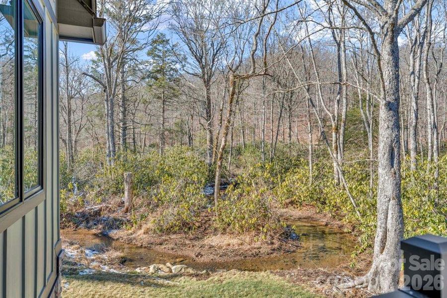 River view from deck River view from deck