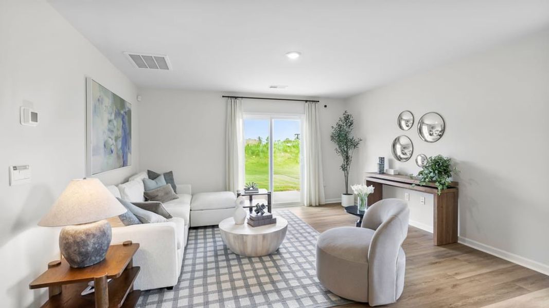 Furnished interior view inside a new home in Cloverdale Hills, Piedmont (Image 9). Furnished interior view inside a new home in Cloverdale Hills, Piedmont (Image 9).