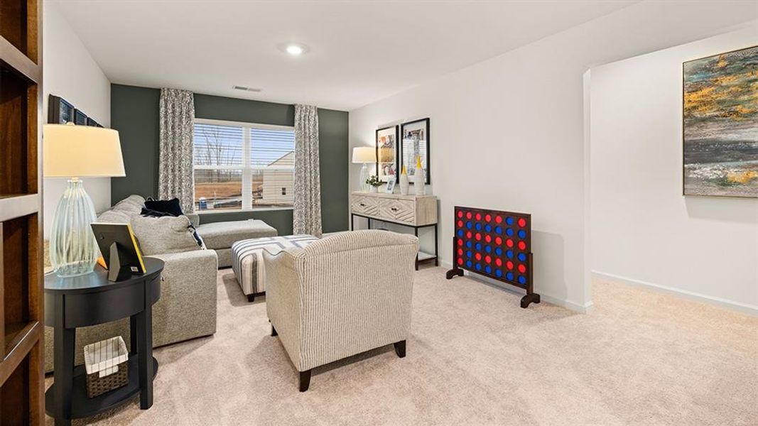 Furnished interior view inside a new home in Brooks Station, Dacula (Image 41).