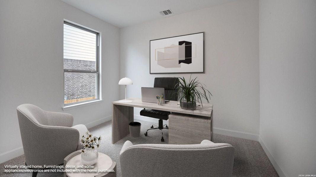 Furnished interior view inside a new home in Ladera, San Antonio (Image 11).