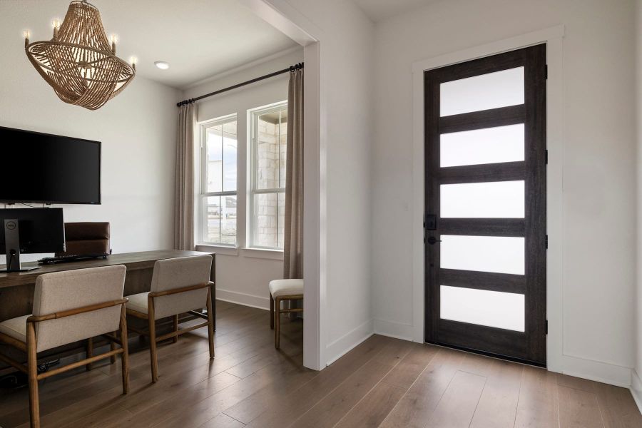 Furnished interior view inside a new home in Lariat, Liberty Hill (Image 5).