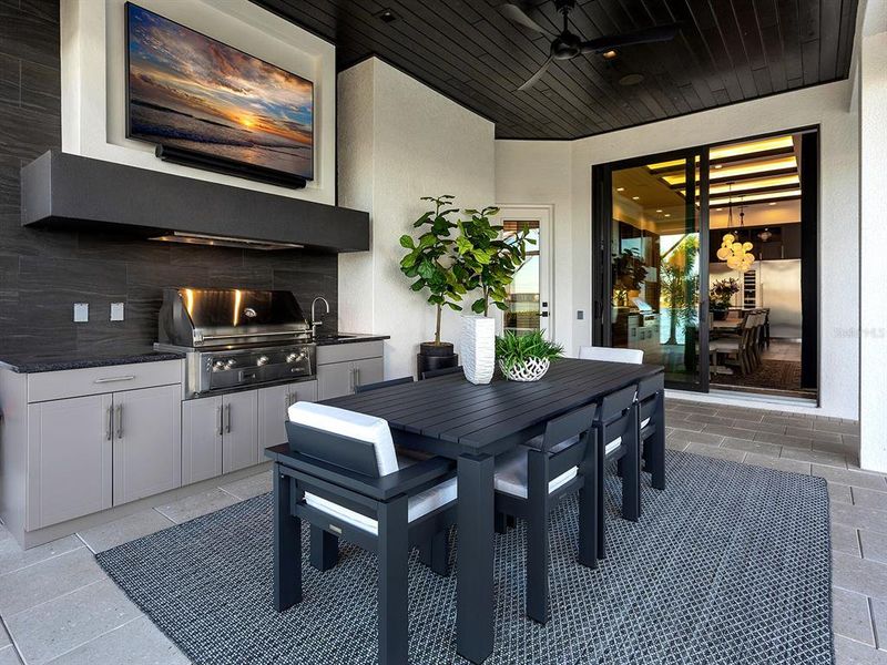 Exterior details and patio area of a home in , Sarasota (Image 3). Exterior details and patio area of a home in , Sarasota (Image 3).