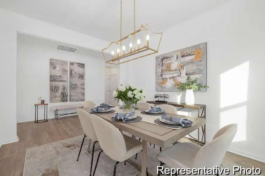 Furnished interior view inside a new home in Tillery Tradition, Mount Gilead (Image 3).