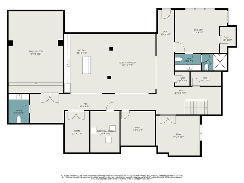 2D floor plan layout of this home in , Alpharetta, GA (Image 4).