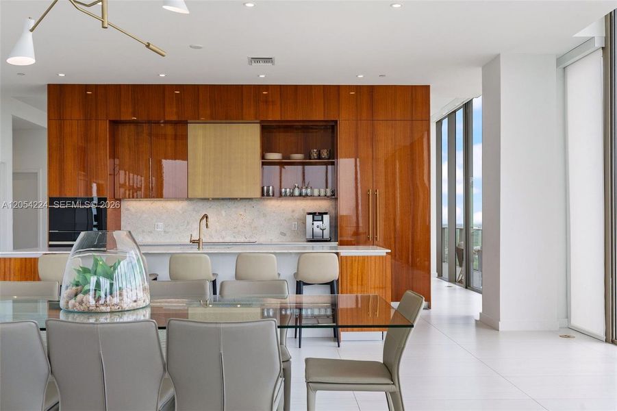 Furnished interior view inside a new home in Mr. C Residences, Miami (Image 9). Furnished interior view inside a new home in Mr. C Residences, Miami (Image 9).
