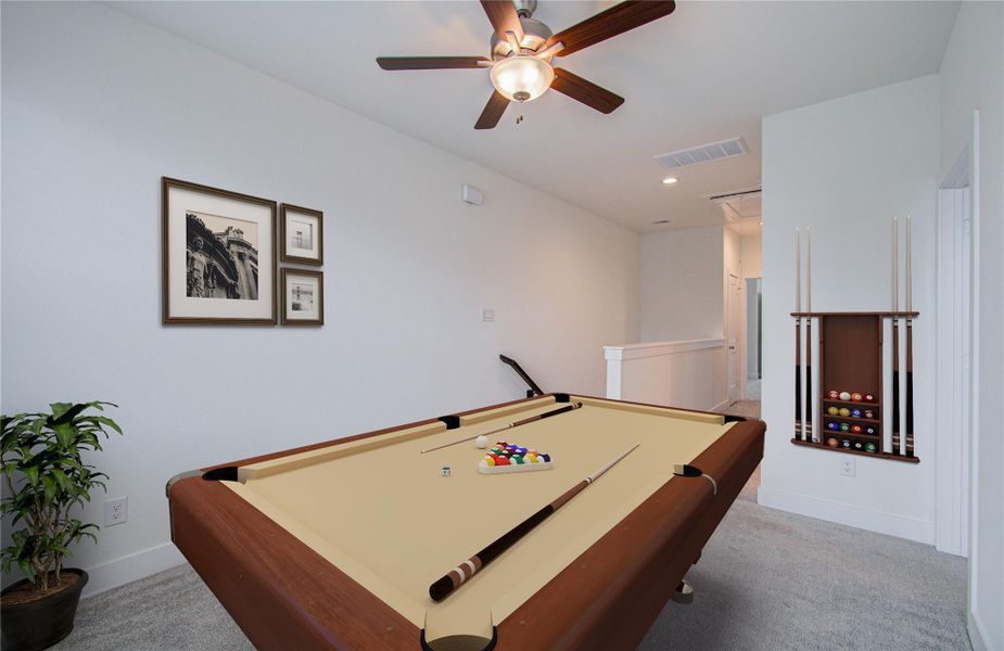 Furnished interior view inside a new home in , Cypress (Image 7).