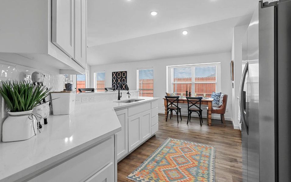 Furnished interior view inside a new home in Trail Creek, Cleburne (Image 7).