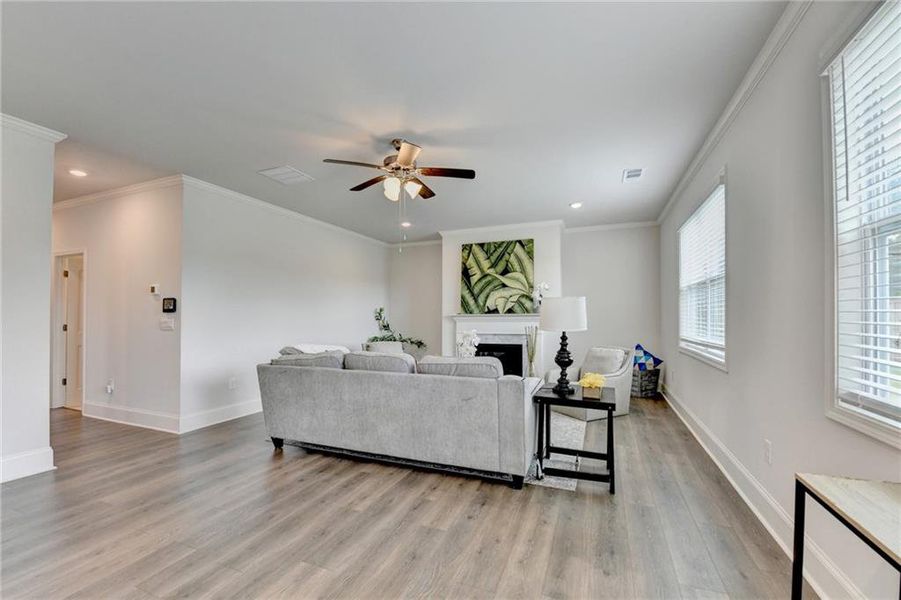 Furnished interior view inside a new home in , Cumming (Image 36).