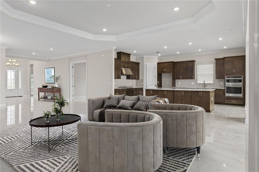 Furnished interior view inside a new home in , Sarasota (Image 5).