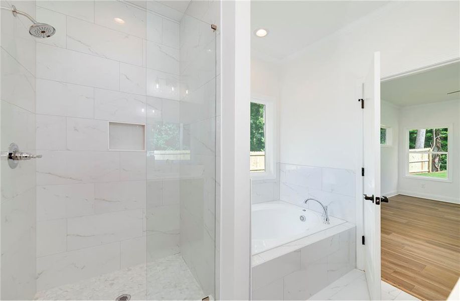 Furnished interior view inside a new home in , Cumming (Image 5).