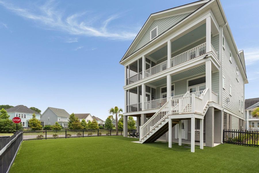 Front exterior of a new home in , Mount Pleasant, SC, highlighting curb appeal (Image 23).