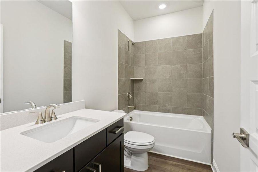 Furnished interior view inside a new home in Hemingway - Highland Series, Cumming (Image 12).