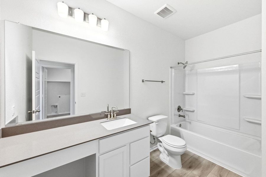 Furnished interior view inside a new home in Stoney Chase, Del Valle (Image 6). Furnished interior view inside a new home in Stoney Chase, Del Valle (Image 6).