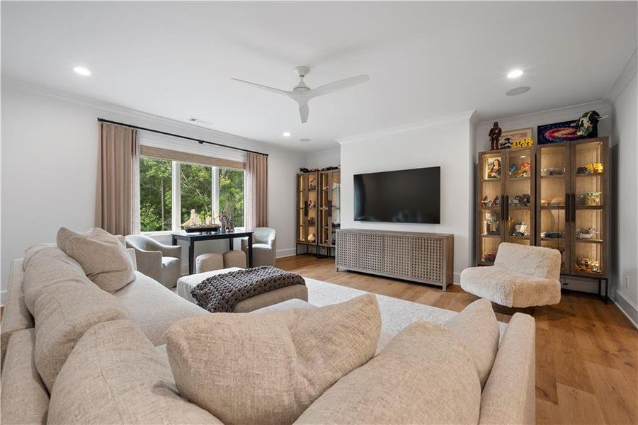 Furnished interior view inside a new home in , Alpharetta (Image 63).