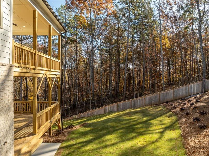 Exterior details and patio area of a home in , Ball Ground (Image 31).