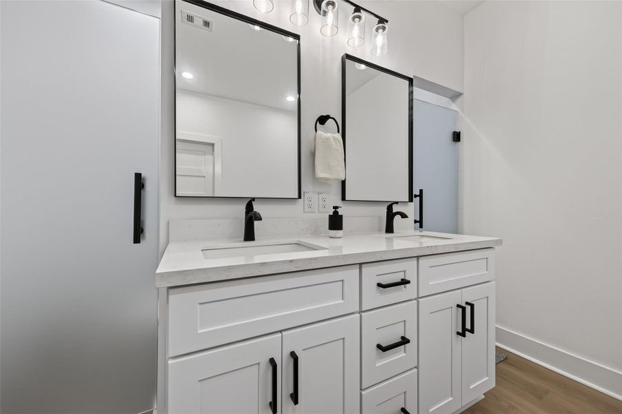 Furnished interior view inside a new home in , Conroe (Image 35).