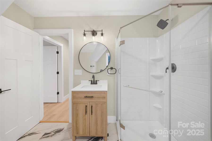 Furnished interior view inside a new home in , Asheville (Image 7).