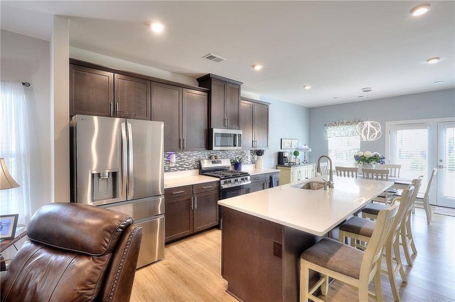 Furnished interior view inside a new home in , Hoschton (Image 18).