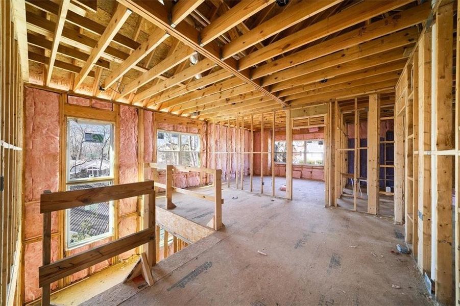 In-progress construction of a new home in , Atlanta, GA (Image 14).