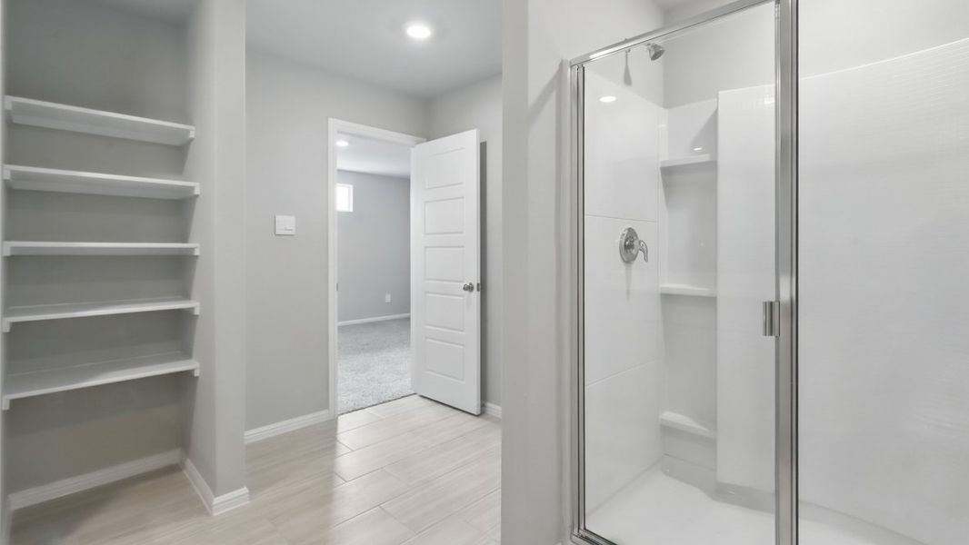 Furnished interior view inside a new home in Orchard Village, Fort Worth (Image 14). Furnished interior view inside a new home in Orchard Village, Fort Worth (Image 14).