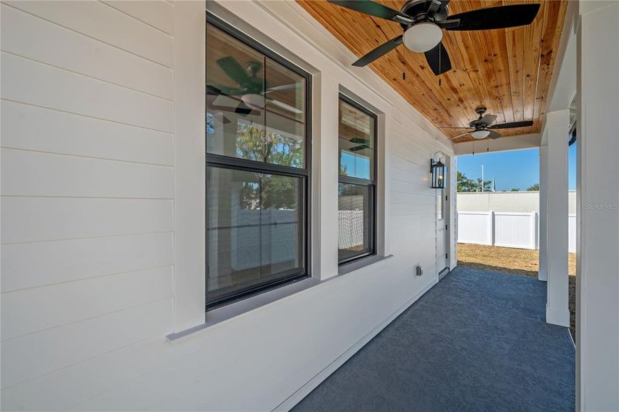 Exterior details and patio area of a home in , Tampa (Image 29). Exterior details and patio area of a home in , Tampa (Image 29).